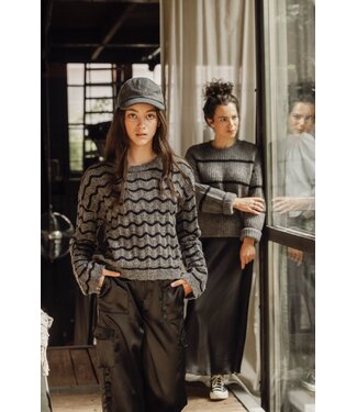 LOOXS 10sixteen Knitted pullover Wave Stripe