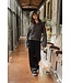 Cargo pants Black satin