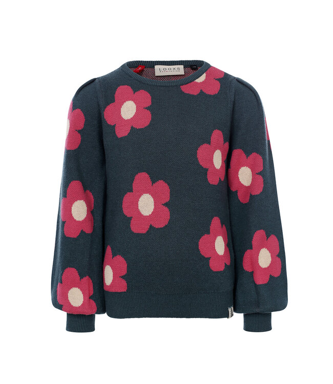 Jumper Green Big Flower