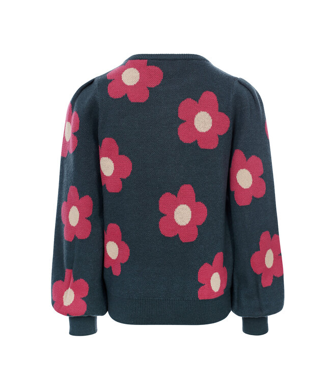 Jumper Green Big Flower