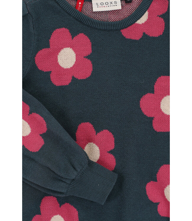 Jumper Green Big Flower