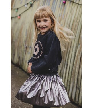 LOOXS Little Sweater washed look Zwart