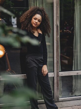 LOOXS 10sixteen Pantalon Black Stripe LOOXS 10sixteen Pantalon Black Stripe