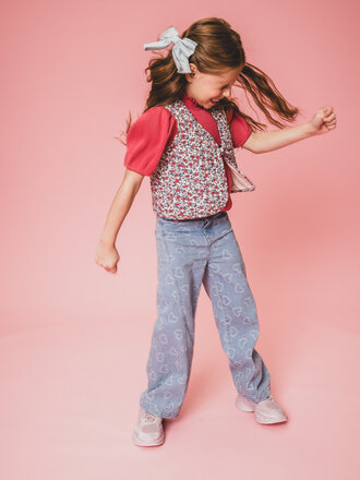 LOOXS Little Padded  gilet Wildflower LOOXS Little Padded  gilet Wildflower