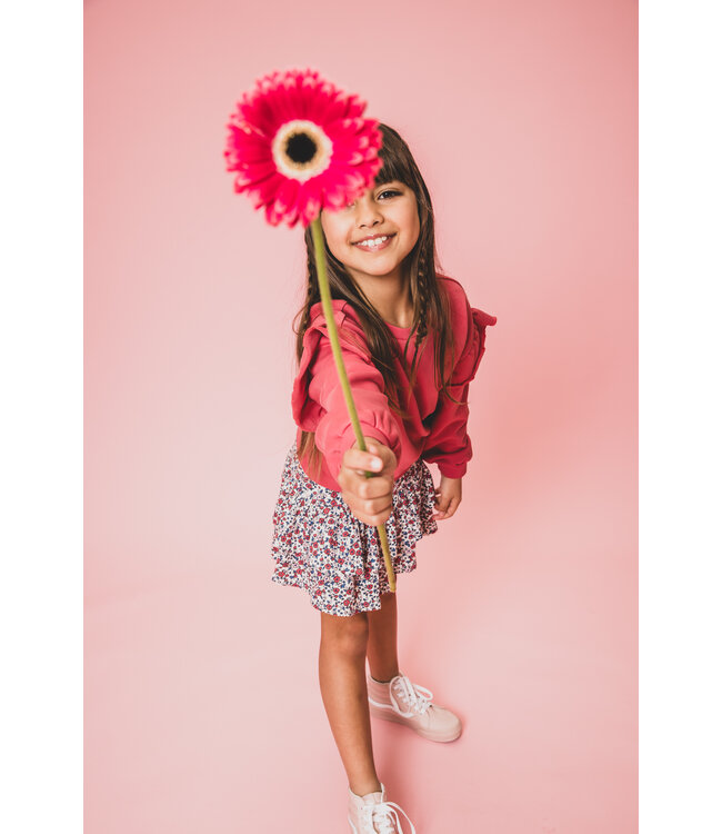 Sweater Pink Punch ruffle