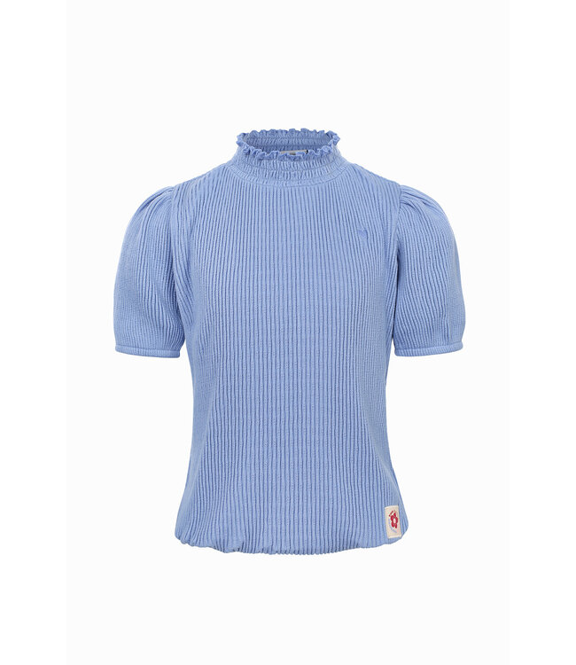 Fancy Rib top Lavendel