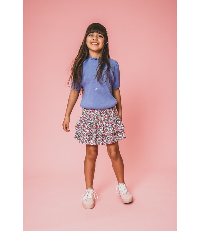 Fancy Rib top Lavendel