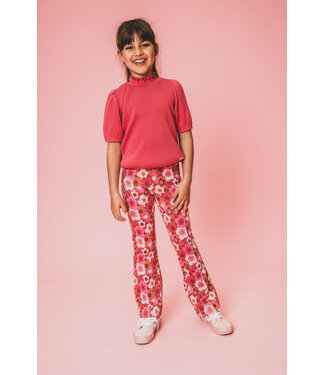 LOOXS Little Fancy Rib top Pink Punch