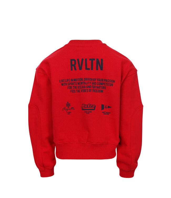 Sweater Rood Backprint