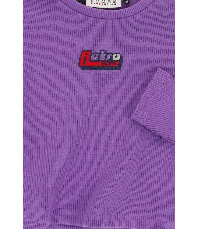 Paarse longsleeve