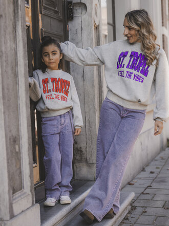 LOOXS 10sixteen Purple denim washed look  LOOXS 10sixteen Purple denim washed look