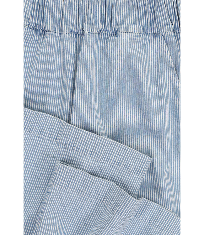 LXS Striped denim wide leg Bleach Blue