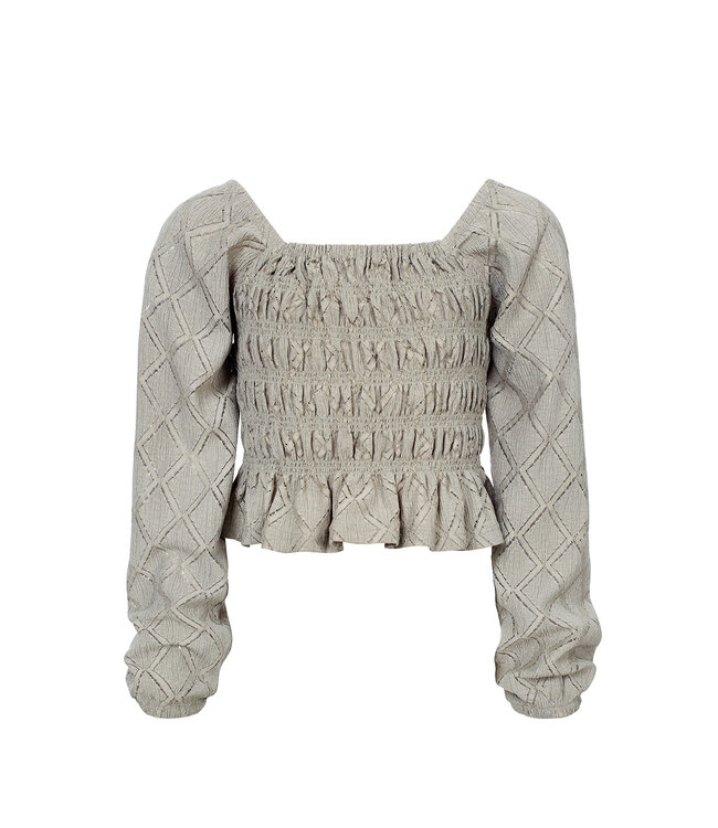 Top smock Olijfgroen