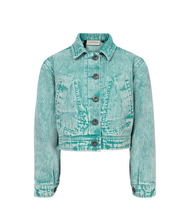 Denim jasje Groen