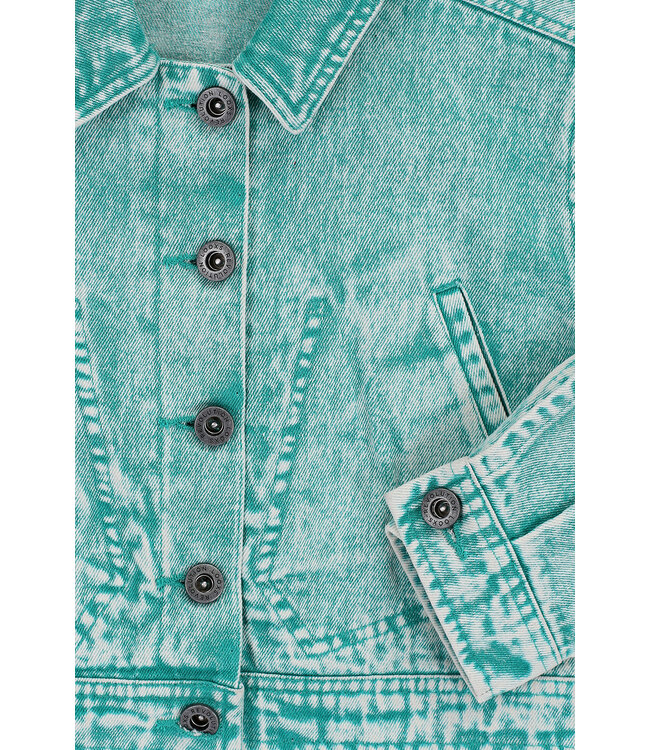 Denim jasje Groen