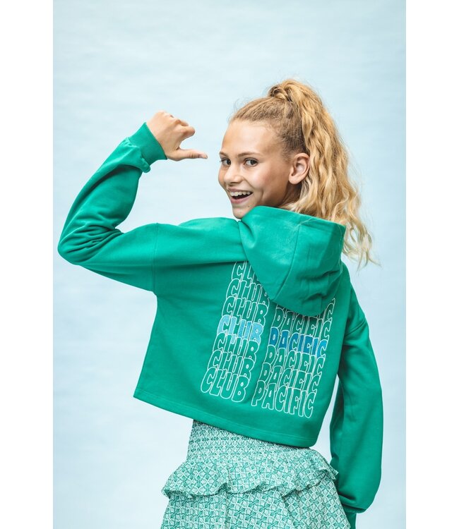Club Pacific Sweater Groen cropped