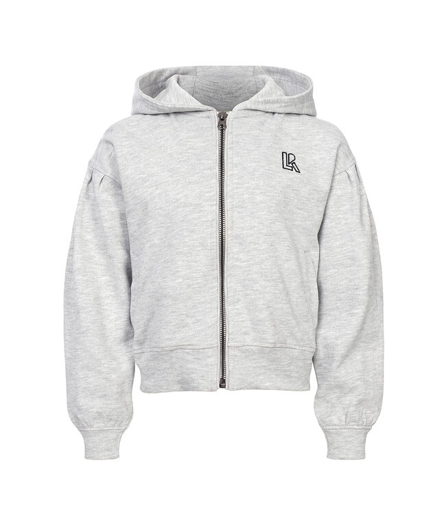 Sweatvest Grey Melee back print