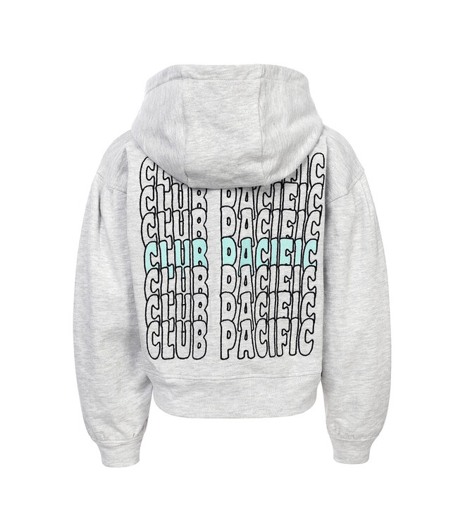 Sweatvest Grey Melee back print