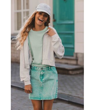 LOOXS 10sixteen Sweatvest Grey Melee rugprint