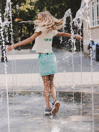 LOOXS 10sixteen T-shirt Pastel Lime Modal/Cotton LOOXS 10sixteen T-shirt Pastel Lime Modal/Cotton