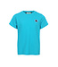 T-shirt Aqua Blue katoen/modal