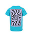 T-shirt Aqua Blue katoen/modal