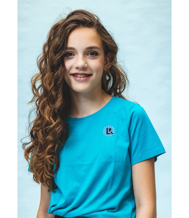 T-shirt Aqua Blue cotton/modal