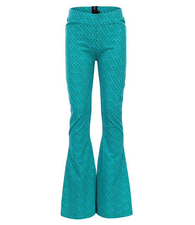 Flared pants Green Azteken