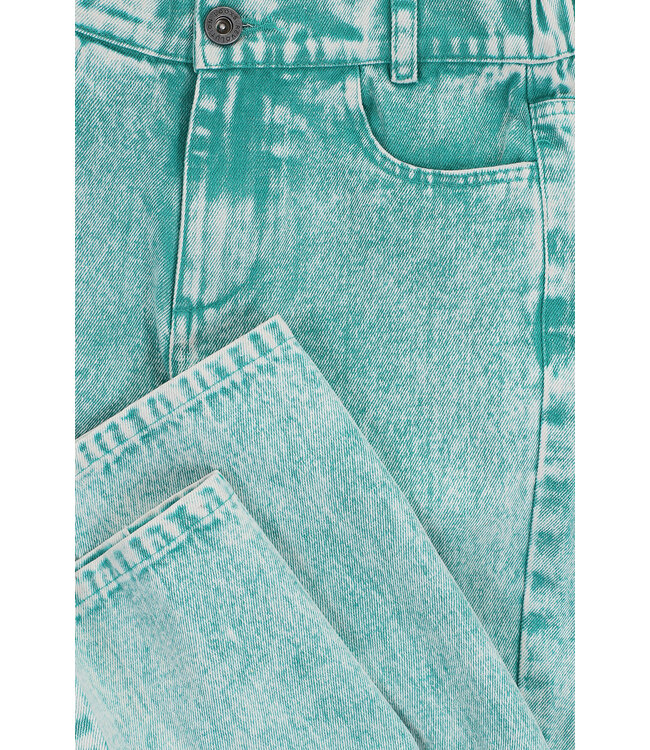 Jeans straight leg Groen