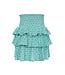 Frilly skirt woven Green Cotton/Viscose