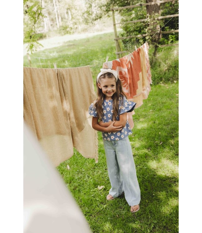 heavy T-shirt Blue Flowerbomb