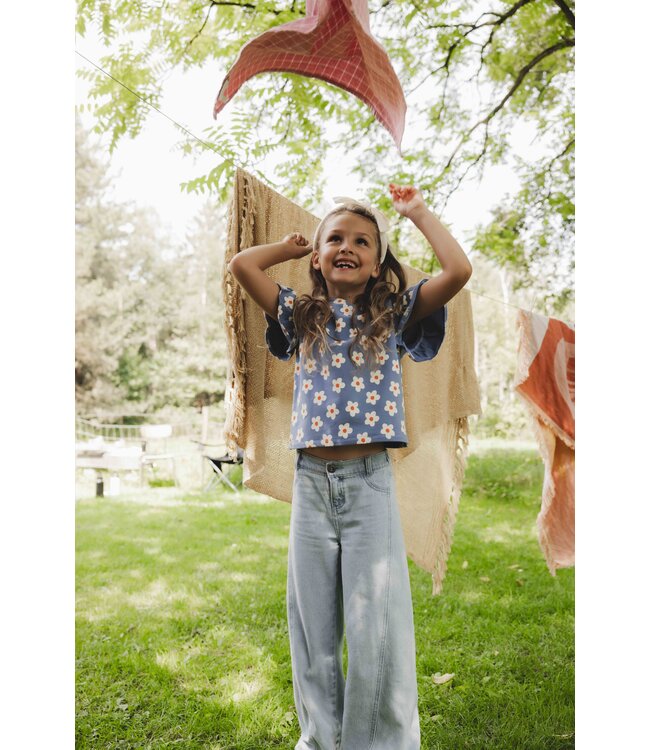 heavy T-shirt Blue Flowerbomb