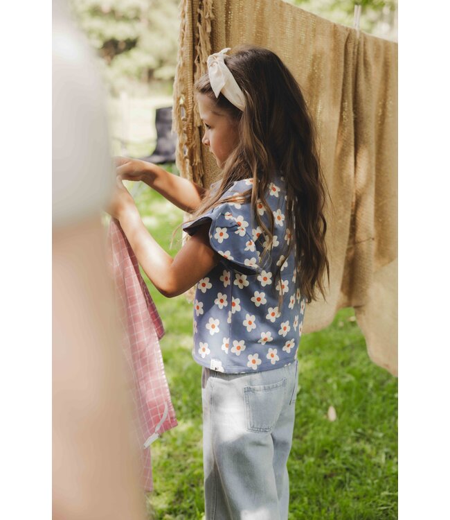 heavy T-shirt Blue Flowerbomb