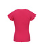 T-shirt Fuchsia ribjersey