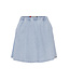 Striped denim skirt Bleach Blue