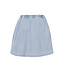 Striped denim skirt Bleach Blue