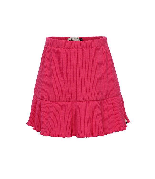 Skirt ribjersey Fuchsia