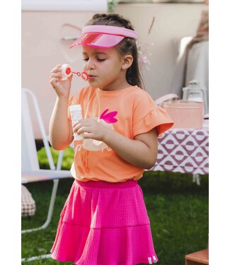 LOOXS Little Skirt ribjersey Fuchsia