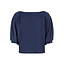 LXS Navy top Vleermuis mouw