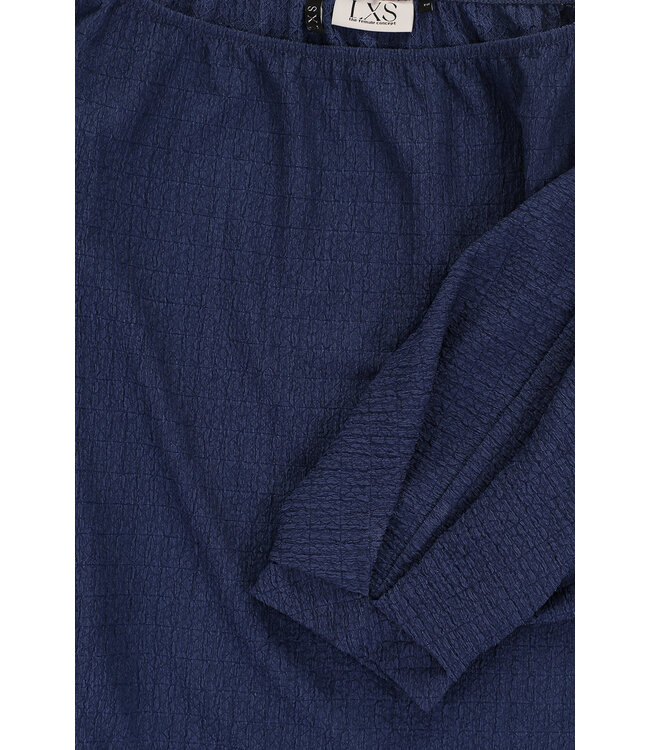 LXS Navy top Bat sleeve