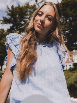 LOOXS 10sixteen Boho Top Sky Blue LOOXS 10sixteen Boho Top Sky Blue