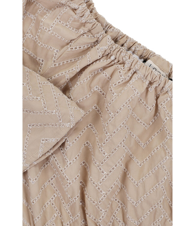 One shoulder Blouse Biscuit