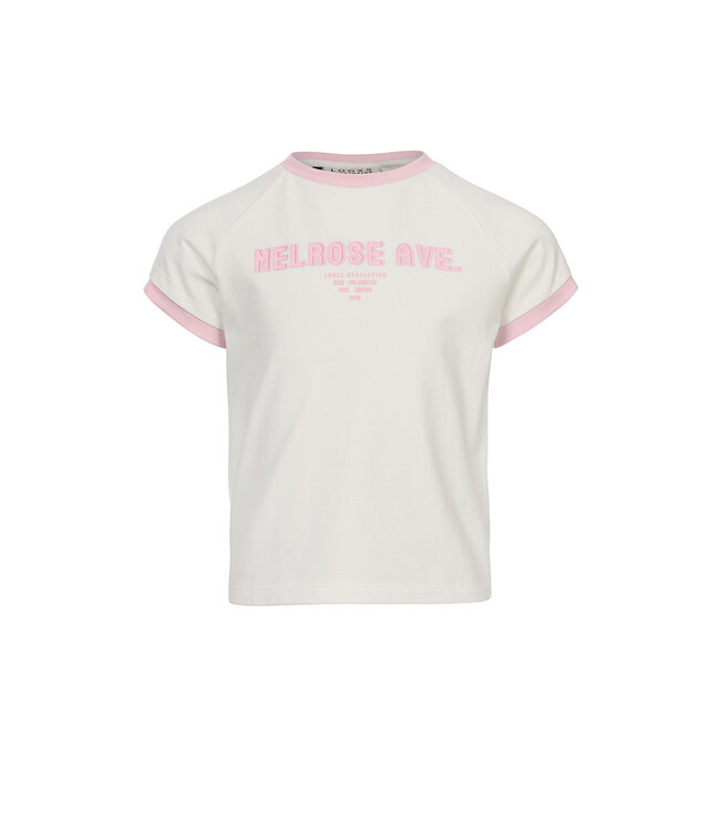 T-shirt Offwhite Contrast