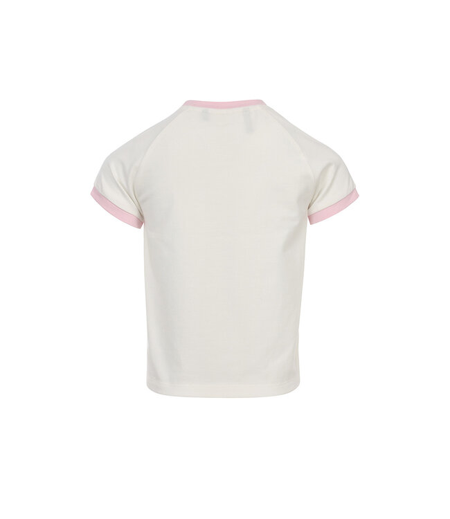 T-shirt Offwhite Contrast