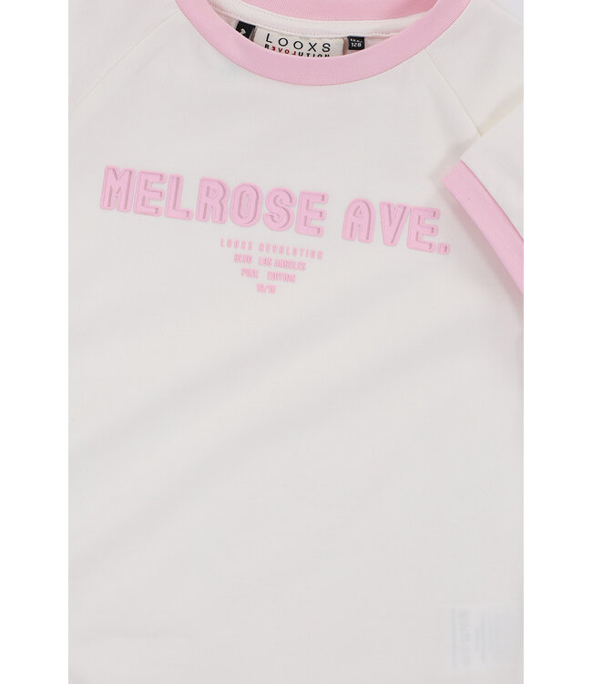 T-shirt Offwhite Contrast