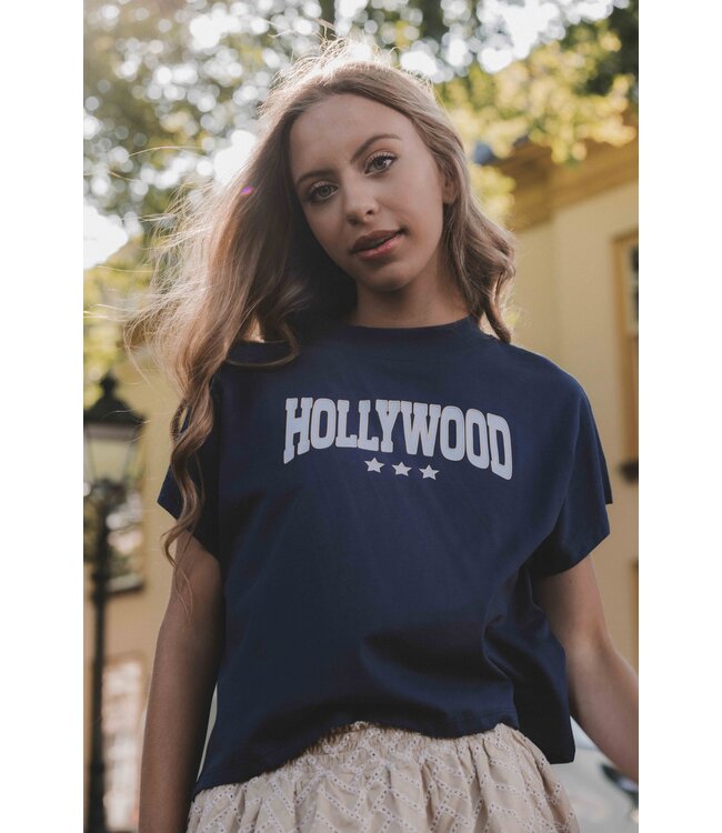 T-shirt Navy Hollywood