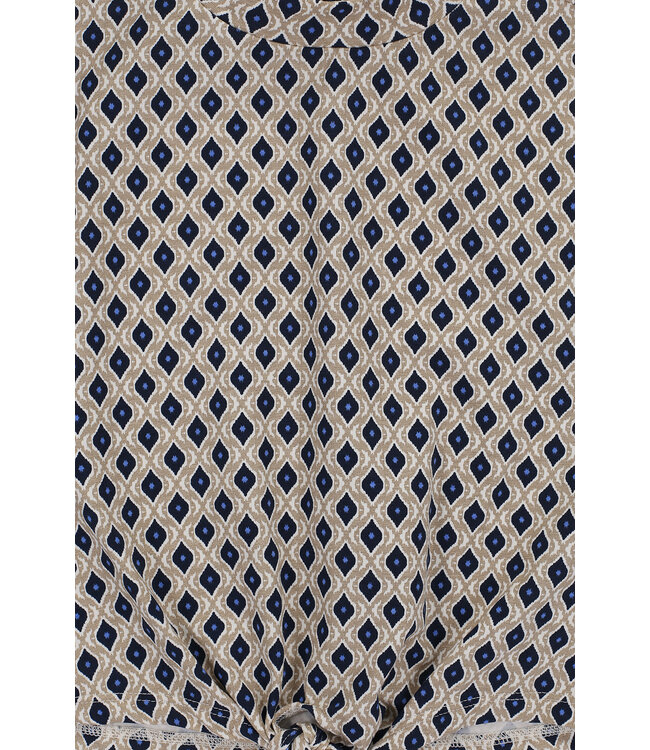 Jersey mouwloze top Mediterrane