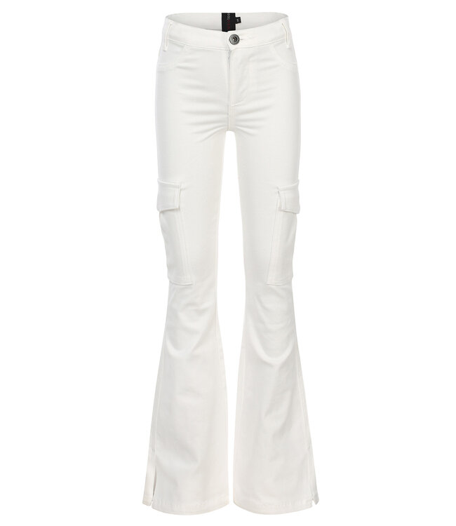 Denim white Cargo Stretch