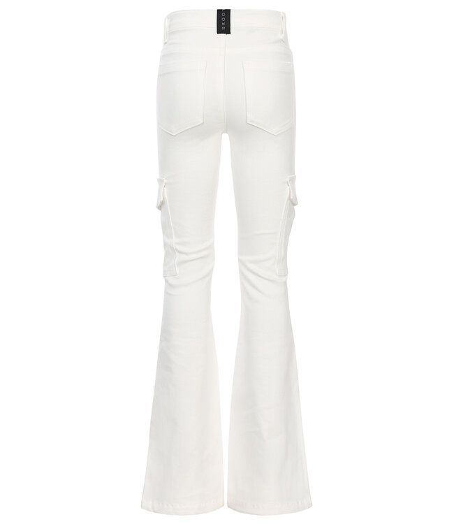 Denim white Cargo Stretch