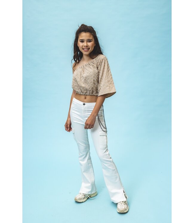 Denim wit Cargo Stretch